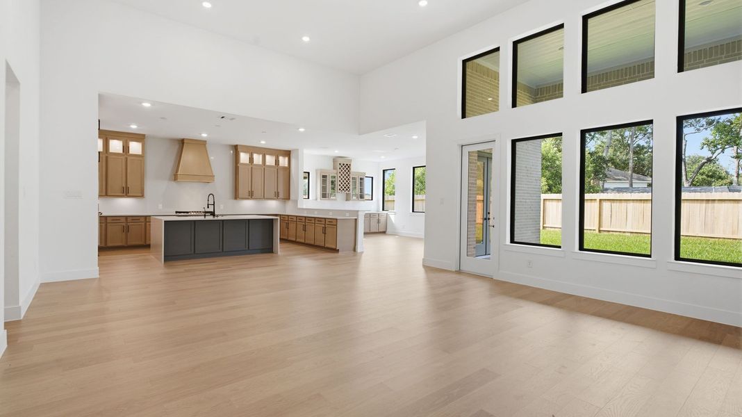 Representative unfurnished interior of a home built from the Portofino by D.R. Horton in Friendswood Trails 70' Homesites, Friendswood (Image 8). Representative unfurnished interior of a home built from the Portofino by D.R. Horton in Friendswood Trails 70' Homesites, Friendswood (Image 8).