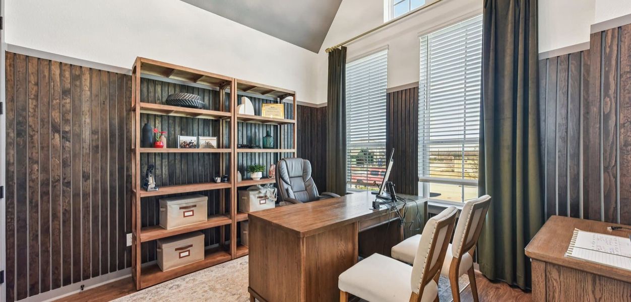 Representative furnished interior of a home built from the Silas by Chesmar Homes in The Grove at Blackhawk, Pflugerville (Image 7).