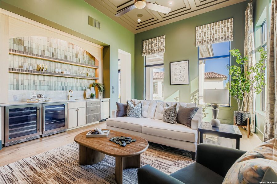 Furnished interior view inside a new home in Pecan Springs, Boerne (Image 40).