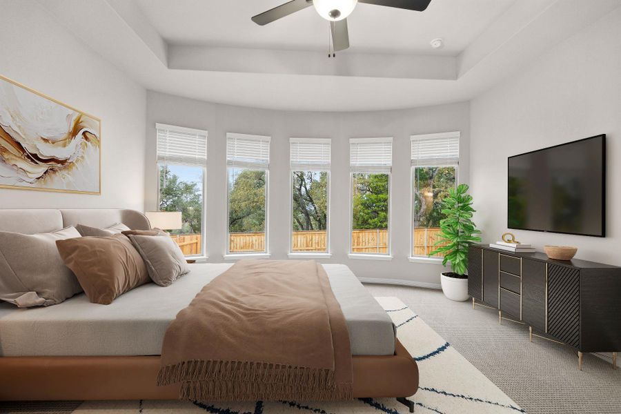 Primary Bedroom - Virtually Staged