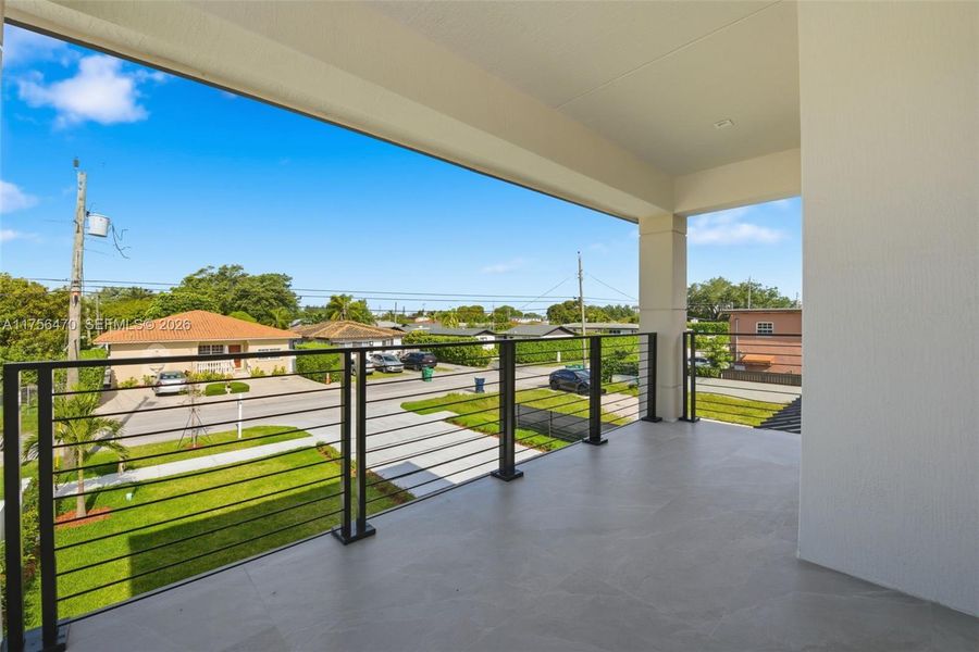 Exterior details and patio area of a home in , Miami (Image 26).
