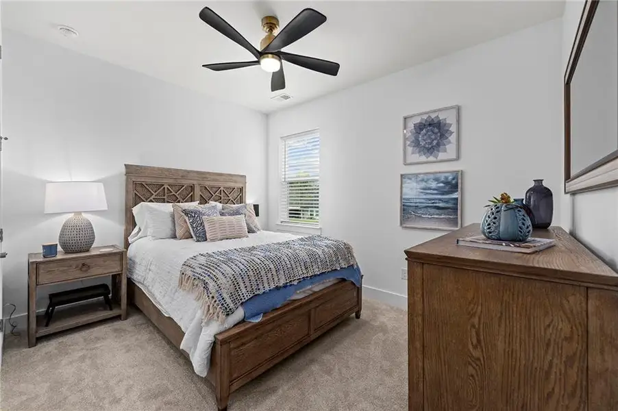 Furnished interior view inside a new home in Crescent Pointe at Great Sky, Canton (Image 31).