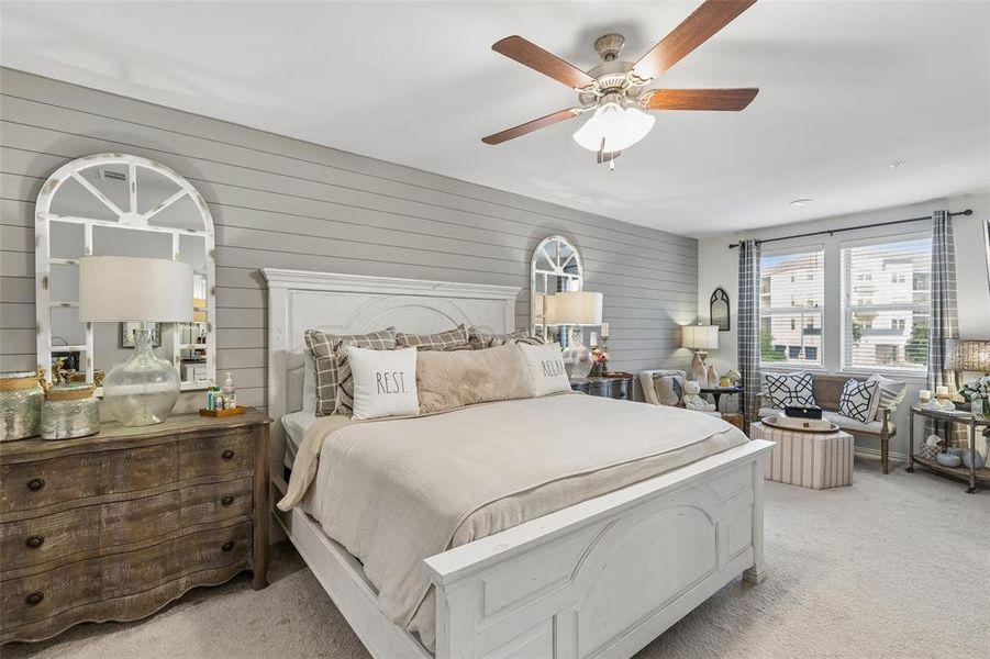 Furnished interior view inside a new home in Gatherings® at Twin Creeks, Allen (Image 27).