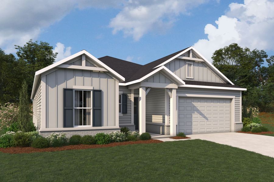 Representative exterior photo of a completed home built from the Dahlia by Mattamy Homes in RiverTown, St. Johns, FL (Image 4).