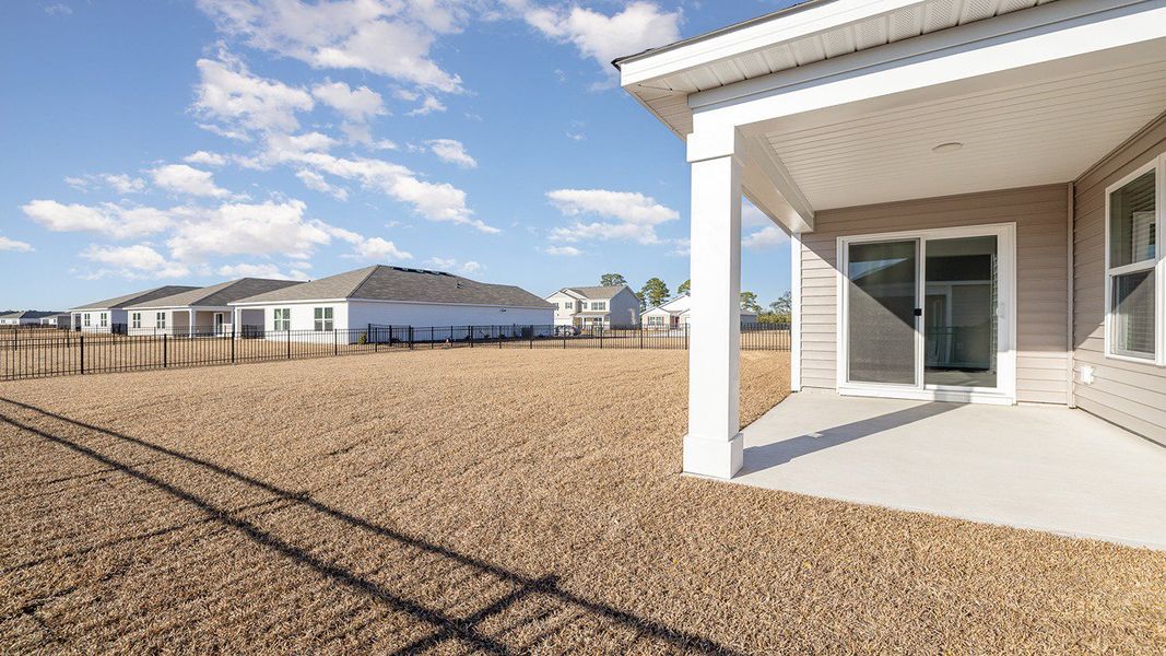 Representative exterior details of a home built from the ARIA by D.R. Horton in Ridgefield, Conway (Image 4).