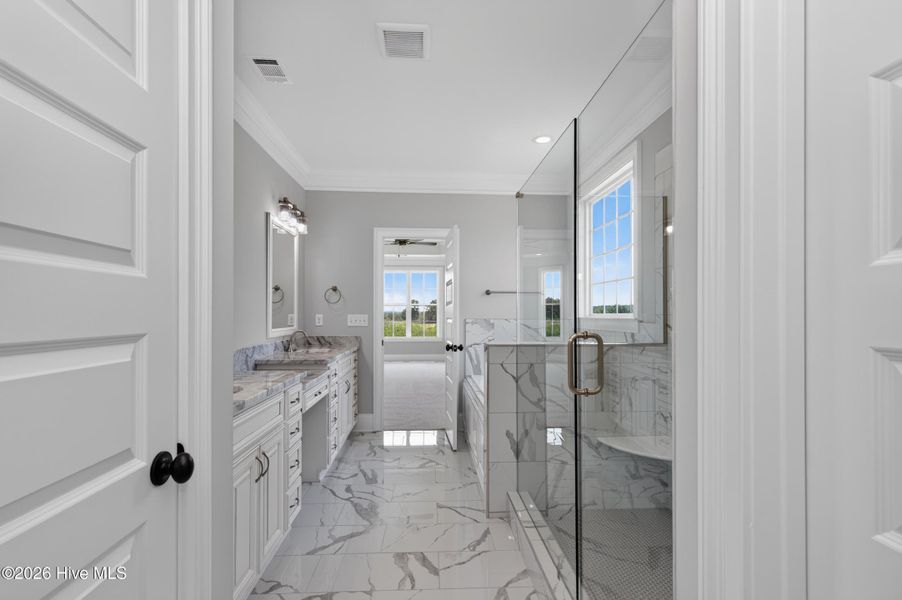 Furnished interior view inside a new home in Highland Lakes, Evans (Image 39).
