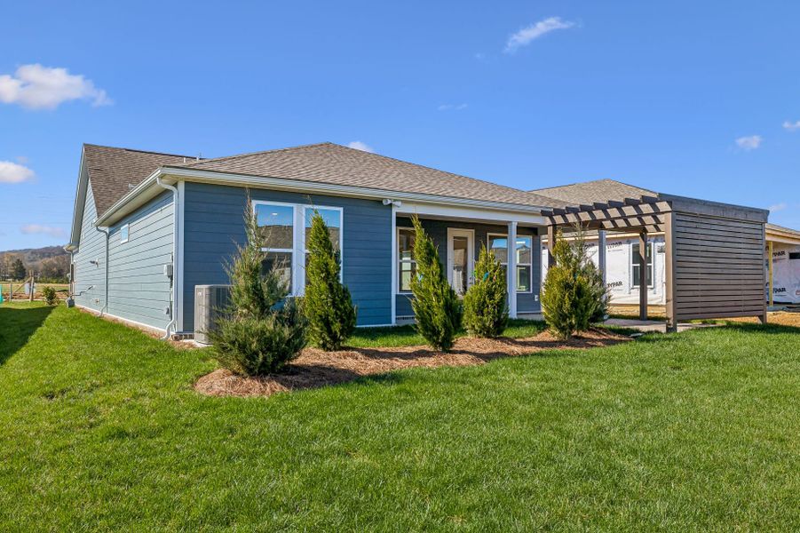 Exterior details and patio area of a home in Del Webb Barton Village, Lebanon (Image 20).