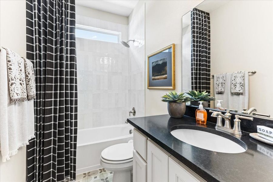 Furnished interior view inside a new home in La Terra at Uptown Celina, Celina (Image 16).