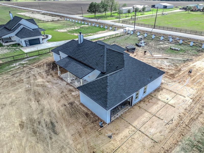 Exterior details and patio area of a home in , Needville (Image 7).