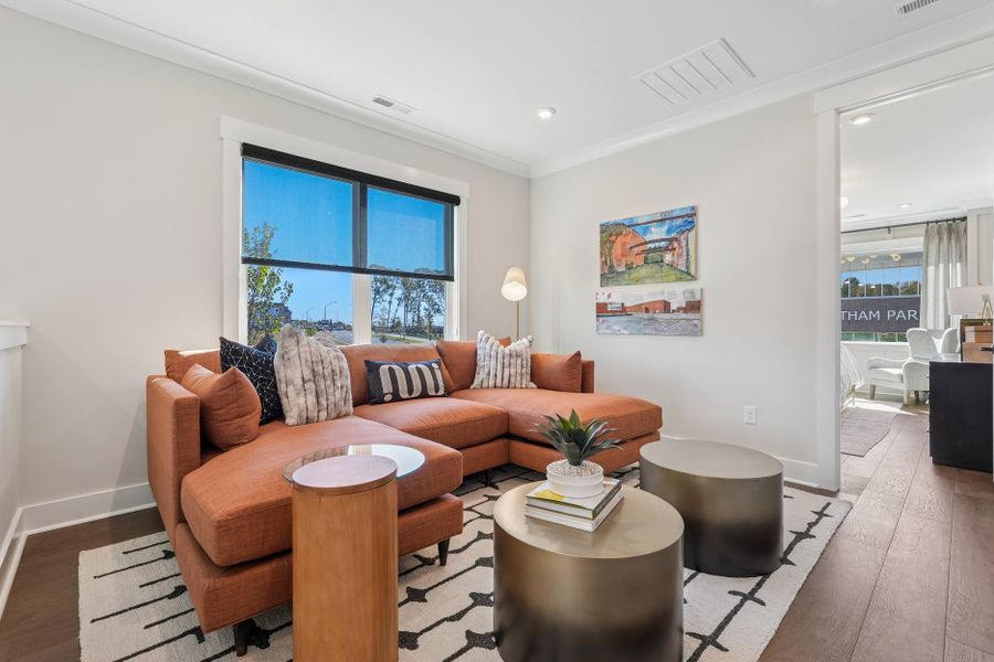 Representative furnished interior of a home built from the Wilson by Tri Pointe Homes in The Townes at NoVi, Pittsboro (Image 16).