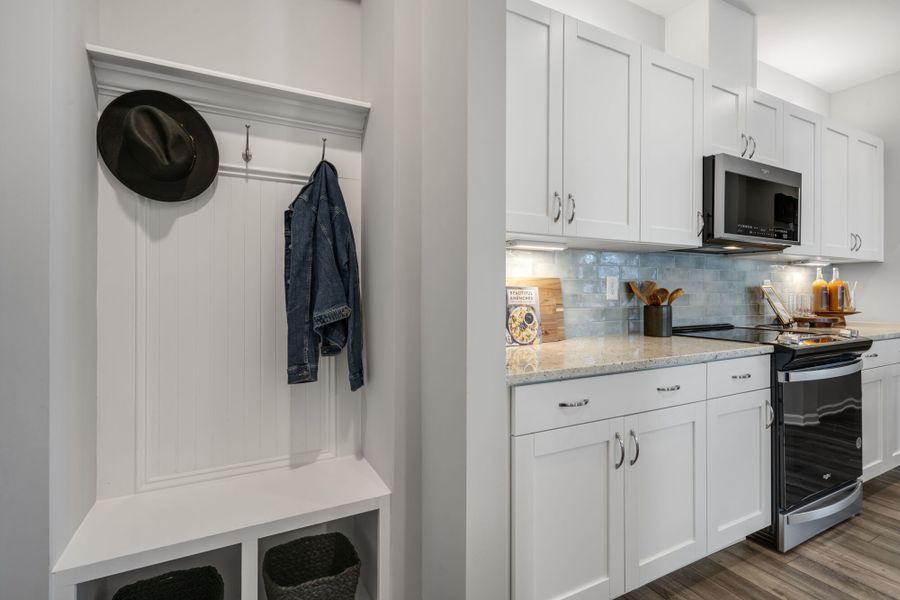 Representative furnished interior of a home built from the Blayre by Mattamy Homes in Magnolia Park Townes, Garner (Image 9).