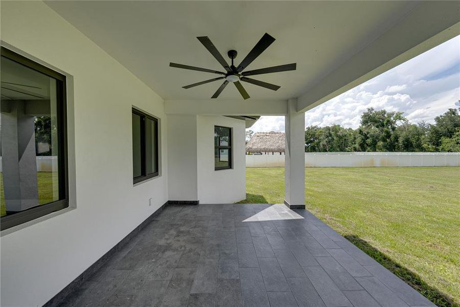 Exterior details and patio area of a home in , Dover (Image 3).