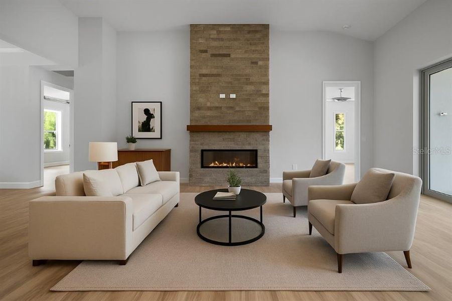 Furnished interior view inside a new home in , Ocala (Image 6).