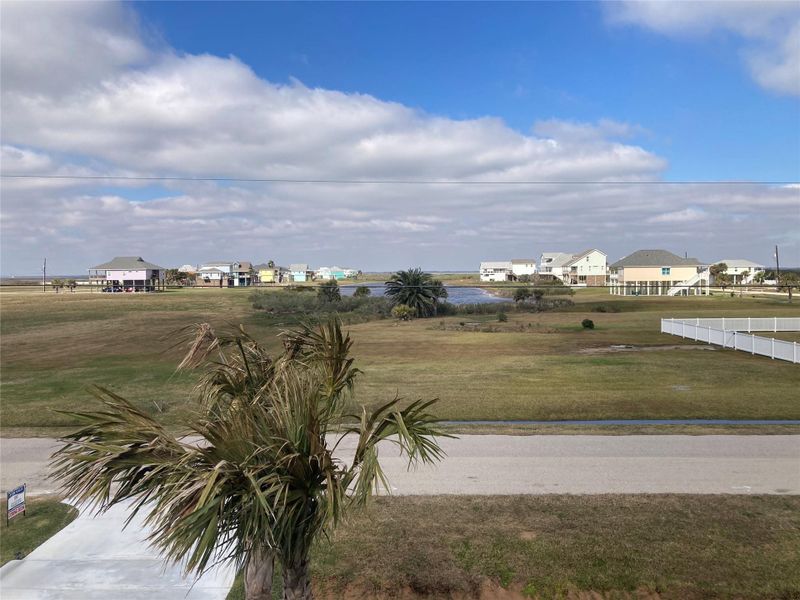 Expansive lake & bay views from your front entry