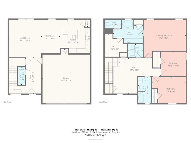 2D floor plan layout of this home in Orchard Creek, Charlotte, NC (Image 5).
