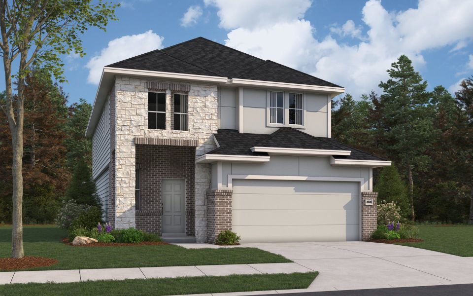 Rendering of floor plan. Colors and features may differ from shown representation.