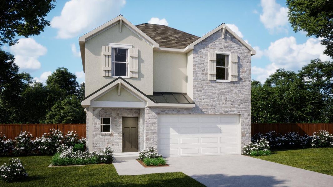 Elevation G | Eli at Lariat in Liberty Hill, TX by Landsea Homes