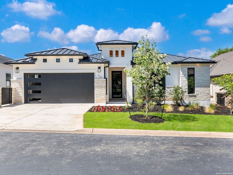Front exterior of a new home in , San Antonio, TX, highlighting curb appeal (Image 27).