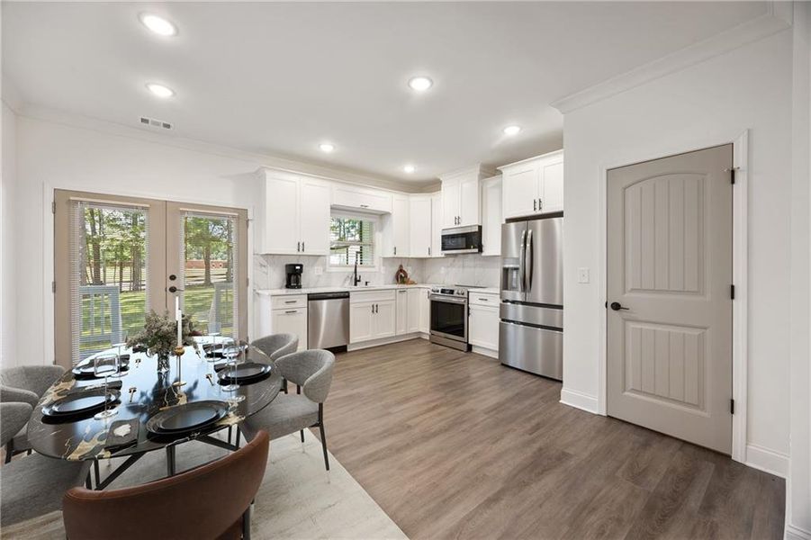 Furnished interior view inside a new home in , Monroe (Image 7). Furnished interior view inside a new home in , Monroe (Image 7).