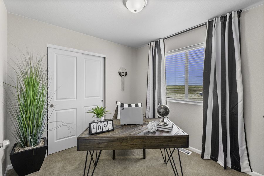 Furnished interior view inside a new home in Muegge Farms, Bennett (Image 13). Furnished interior view inside a new home in Muegge Farms, Bennett (Image 13).