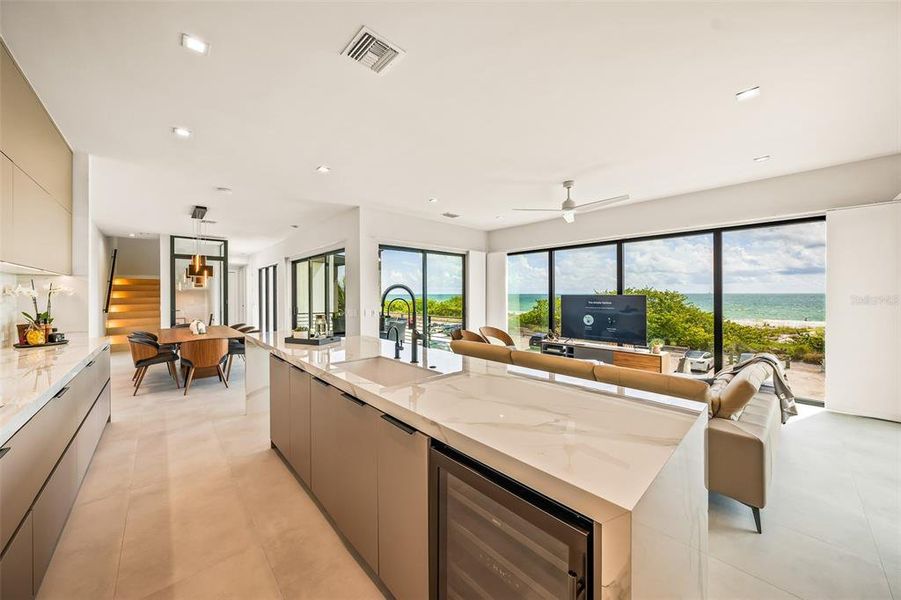 Furnished interior view inside a new home in , Bradenton Beach (Image 8).