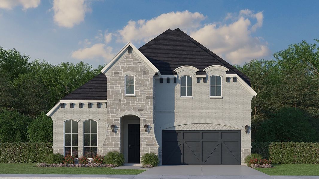 Plan 116 Elevation G w/ Stone Plan 116 Elevation G w/ Stone