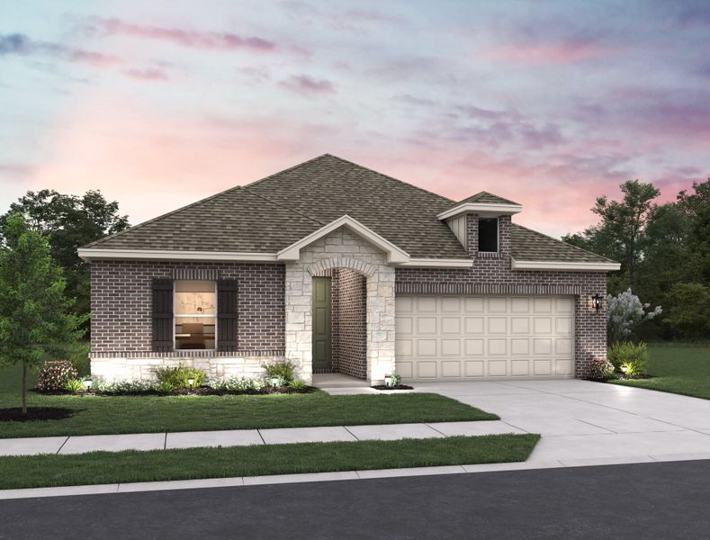 Representative exterior photo of a completed home built from the Makenzie by Ashton Woods in Hennersby Hollow, San Antonio, TX (Image 18).