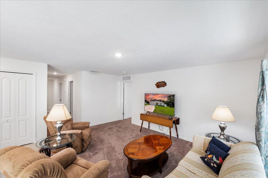 Furnished interior view inside a new home in , Fort Pierce (Image 11). Furnished interior view inside a new home in , Fort Pierce (Image 11).