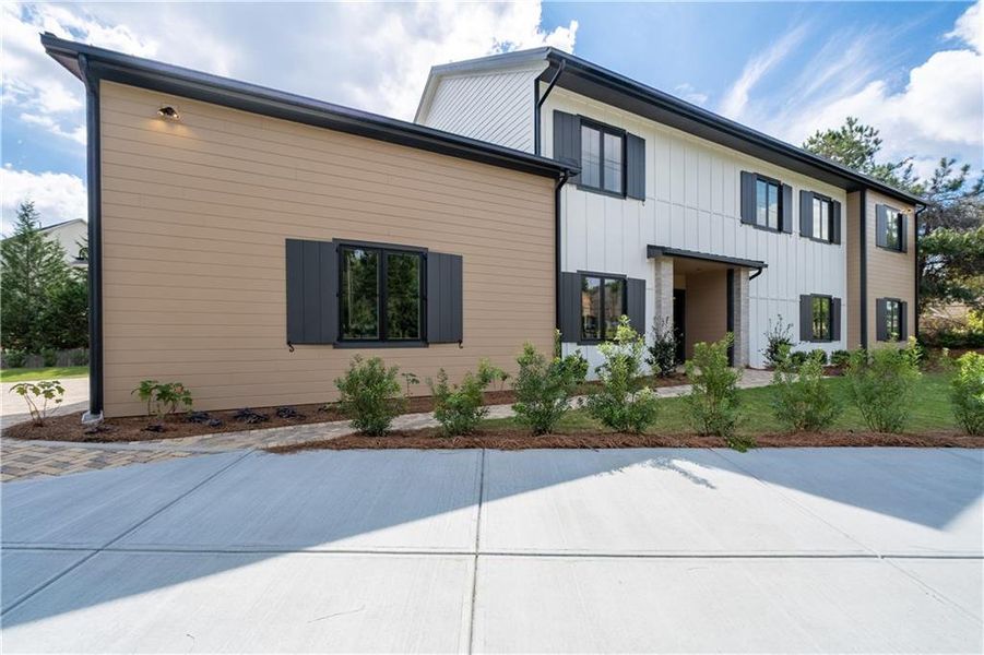 Exterior details and patio area of a home in , Marietta (Image 33).