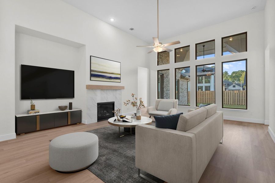 Furnished interior view inside a new home in Colton, Montgomery (Image 8).