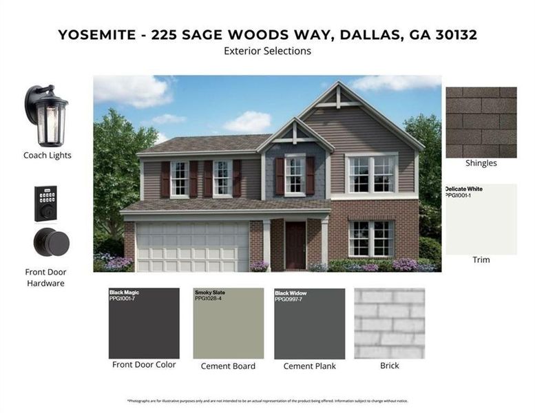 Sample of building materials used in homes in Sage Woods, Dallas (Image 3). Sample of building materials used in homes in Sage Woods, Dallas (Image 3).