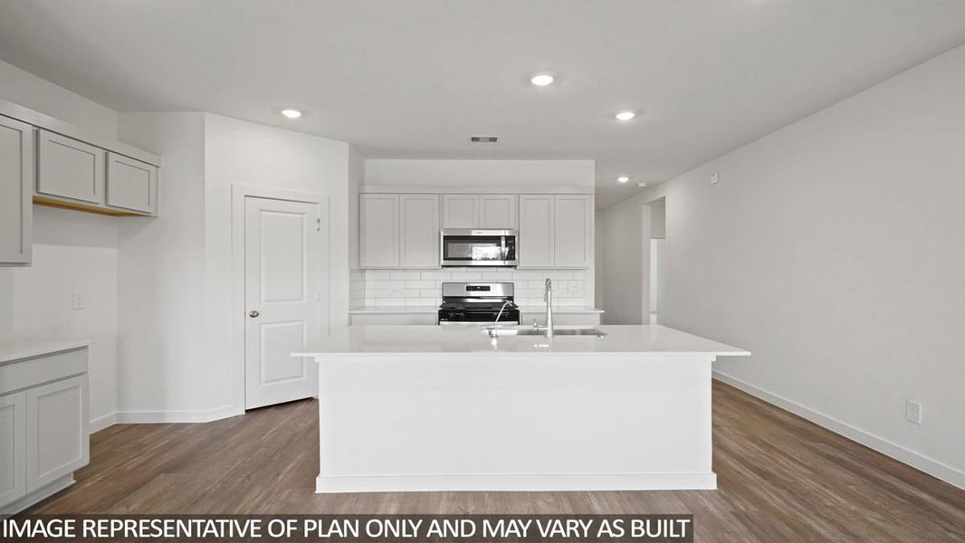 Furnished interior view inside a new home in Porters Mill, New Caney (Image 4).