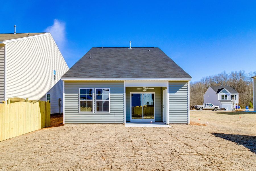 Exterior details and patio area of a home in Bluefield, Lexington (Image 18).