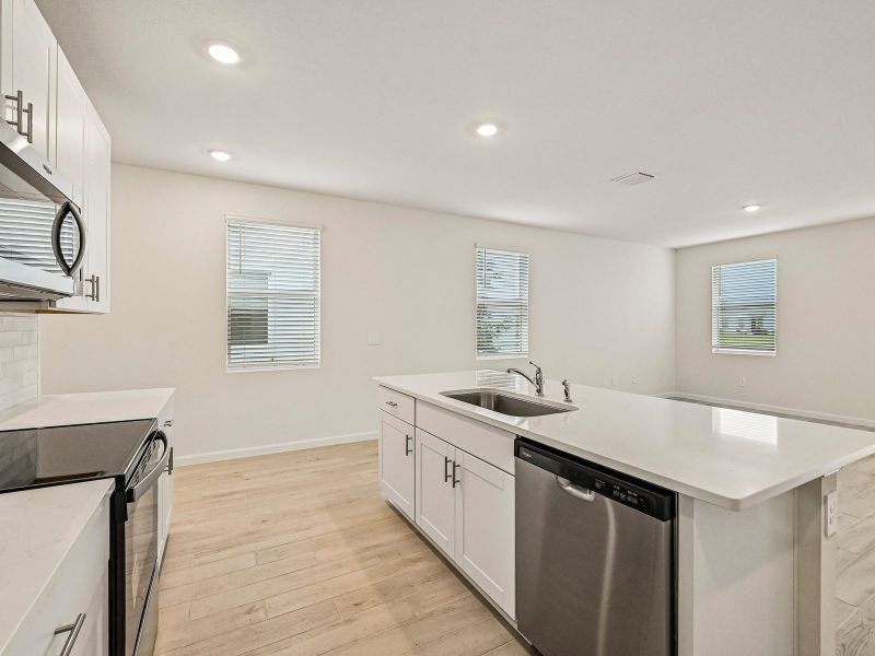 Furnished interior view inside a new home in Tidewater, Fort Pierce (Image 7).