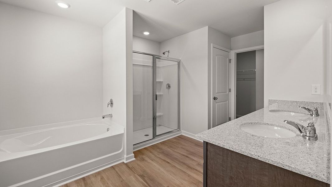 Furnished interior view inside a new home in Oconee Overlook Townhomes, Gainesville (Image 4).
