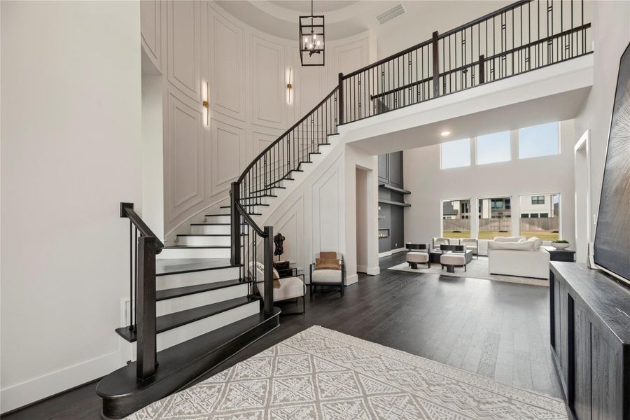 Furnished interior view inside a new home in , Cypress (Image 21).
