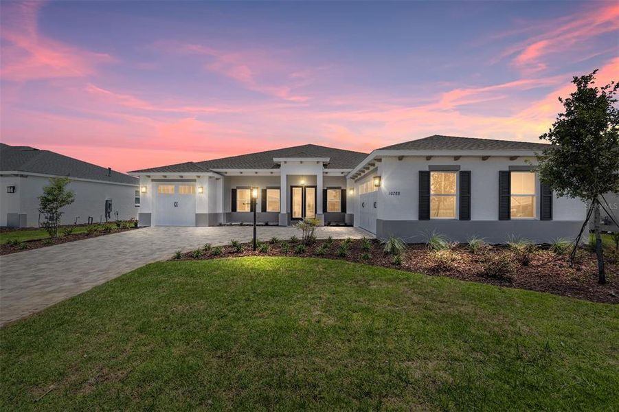 Front exterior of a new home in , Ocala, FL, highlighting curb appeal (Image 2). Front exterior of a new home in , Ocala, FL, highlighting curb appeal (Image 2).