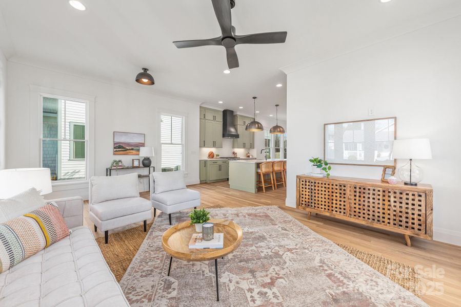 Furnished interior view inside a new home in , Charlotte (Image 28). Furnished interior view inside a new home in , Charlotte (Image 28).