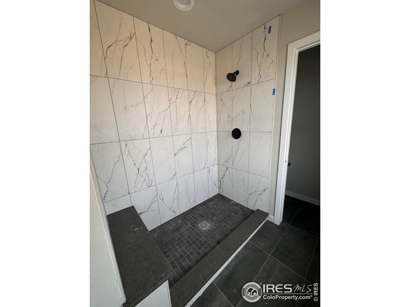 Custom Primary Shower w/ Seat