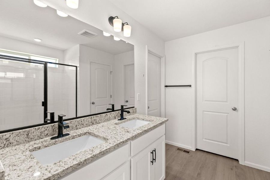 Furnished interior view inside a new home in Bennett Crossing Reserve, Bennett (Image 8).