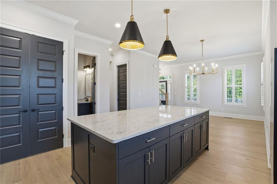 Furnished interior view inside a new home in , Dacula (Image 36).