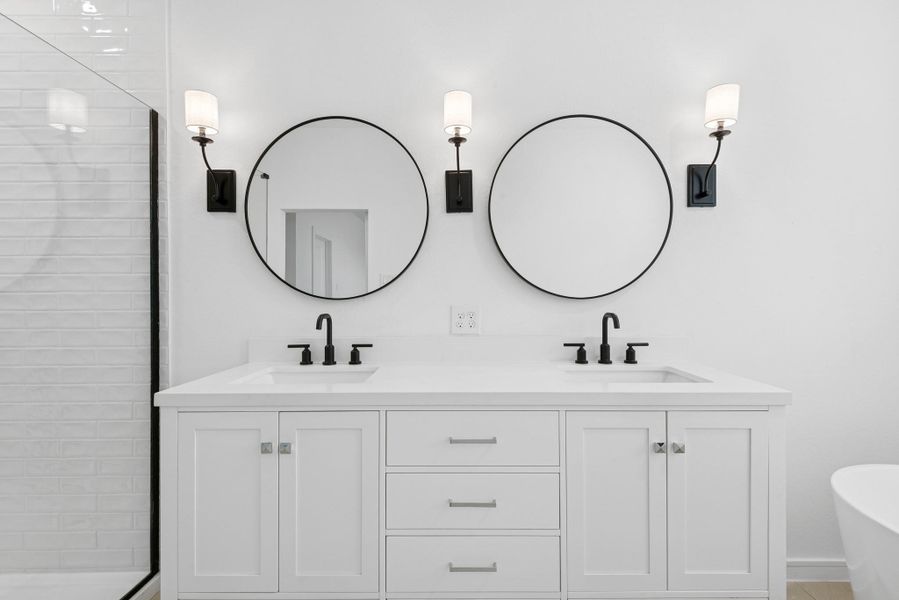 Furnished interior view inside a new home in Harvest Pointe, Needville (Image 7).