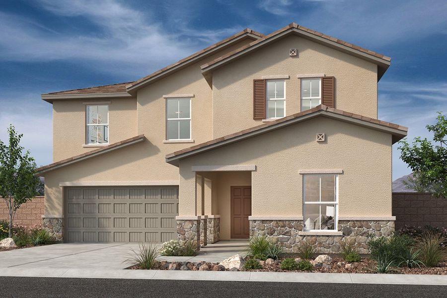 Exterior C with optional stone Exterior C with optional stone