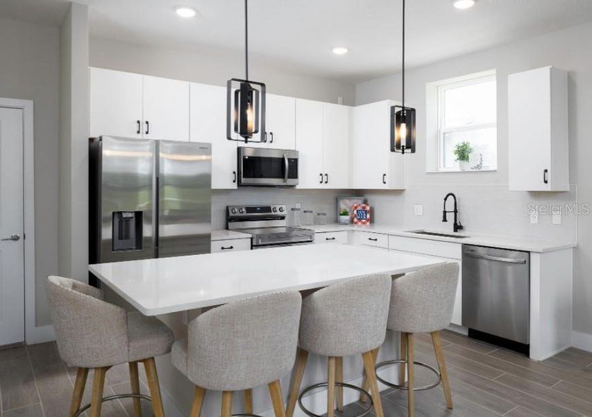 Furnished interior view inside a new home in , Kissimmee (Image 11).