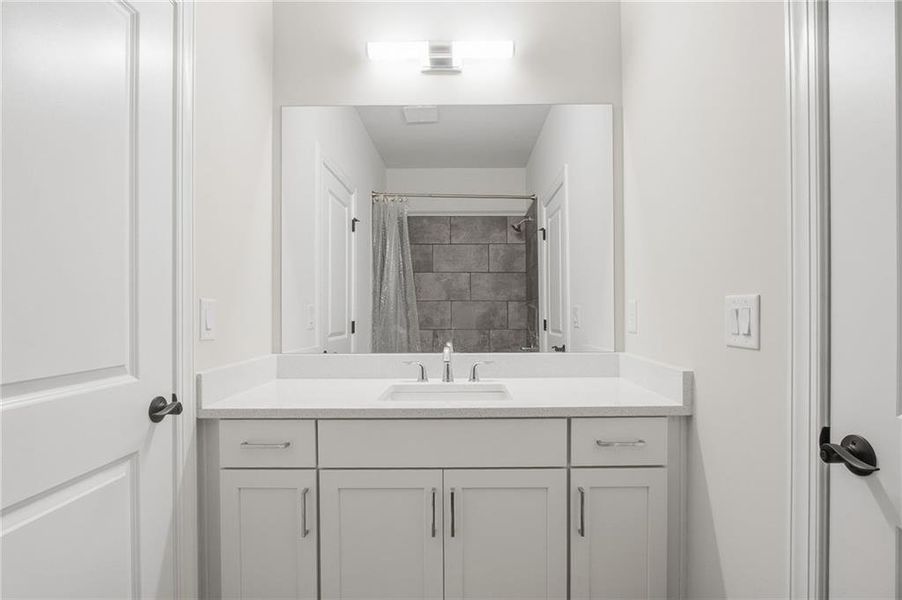 Furnished interior view inside a new home in Waterside Single Family, Peachtree Corners (Image 8).