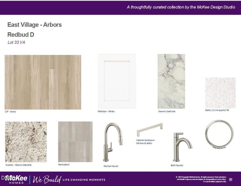 Sample of building materials used in homes in The Walk at East Village, Clayton (Image 6). Sample of building materials used in homes in The Walk at East Village, Clayton (Image 6).