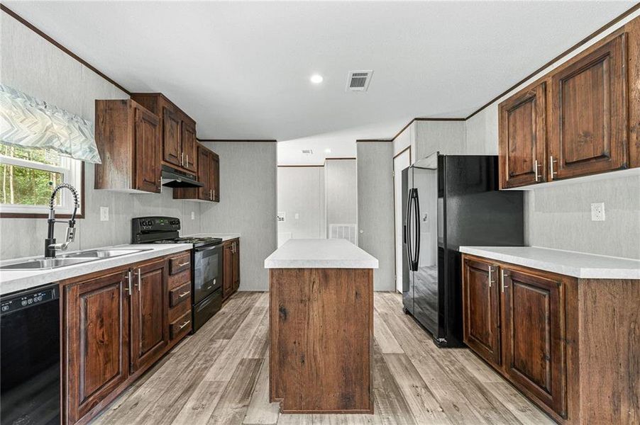 Furnished interior view inside a new home in , Elberton (Image 3).