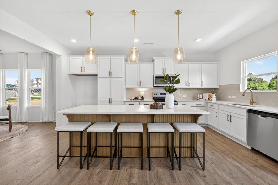 Furnished interior view inside a new home in Nathans Ridge, Lillington (Image 4).