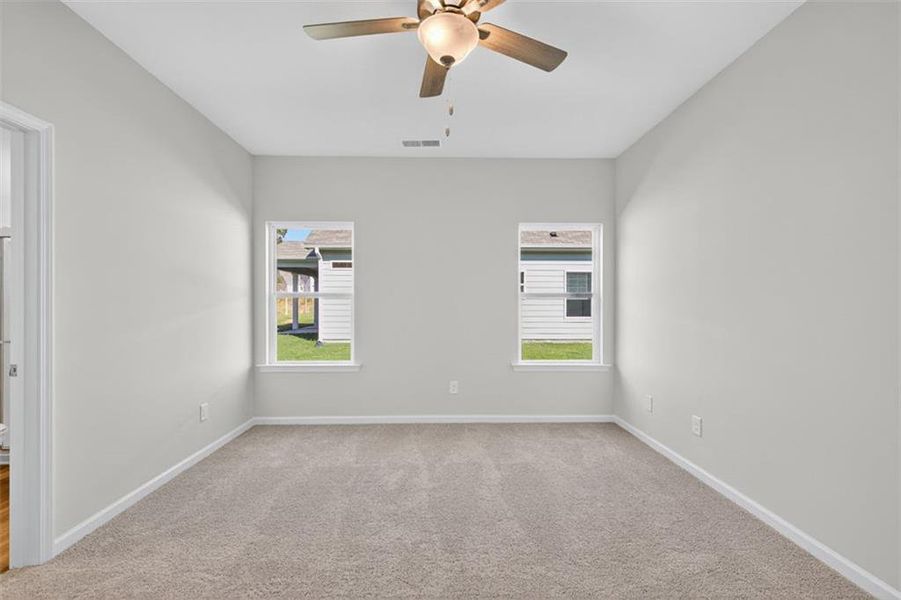 Spacious, unfurnished interior of a new home in Fair Oak, Calhoun (Image 22). Spacious, unfurnished interior of a new home in Fair Oak, Calhoun (Image 22).