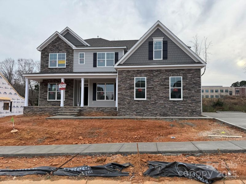 In-progress construction of a new home in Robinson Oaks, Gastonia, NC (Image 6).